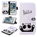 Miniatyrbild 1 av 5: Plånboksfodral Apple iPhone 8 Plus – Hello Panda