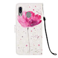 Pikkukuva 3 / 5: Lompakkokotelo Samsung Galaxy A20e - Vaaleanpunainen Kukka