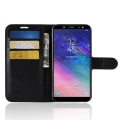 Pikkukuva 6 / 7: Plånboksfodral Samsung Galaxy A6 (2018) - Svart Black
