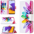 Pikkukuva 1 / 4: Plånboksfodral Samsung Galaxy A22 5G – Färgglad Blomma