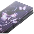 Pikkukuva 3 / 9: Plånboksfodral Microsoft Lumia 950 - Lila med Fjärilar