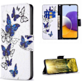 Pikkukuva 1 / 4: Plånboksfodral Samsung Galaxy A16 - Blåa och Vita Fjärilar