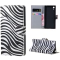 Pikkukuva 1 / 8: Plånboksfodral Sony Xperia XA1 - Zebra