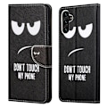 Pikkukuva 2 / 4: Lompakkokotelo Samsung Galaxy A04s - Don’t Touch My Phone
