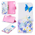 Pikkukuva 1 / 4: Plånboksfodral Samsung Galaxy A10 – Fjärilar och Blommor