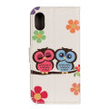 Miniatyrbild 3 av 6: Plånboksfodral Apple iPhone XR - Ugglor & Blommor