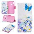 Pikkukuva 1 / 4: Plånboksfodral Huawei Y6 2019  – Fjärilar och Blommor