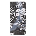 Pikkukuva 2 / 5: Plånboksfodral Apple iPhone 11 Pro Max - Svart med Blommor