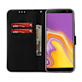 Pikkukuva 5 / 6: Plånboksfodral Samsung Galaxy J4 Plus – Döskalle / Rosor