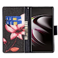 Pikkukuva 2 / 4: Lompakkokotelo Samsung Galaxy S24 Ultra - Vaaleanpunainen Kukka