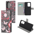 Pikkukuva 1 / 6: Plånboksfodral Samsung Galaxy A72 - Svart med Fjärilar