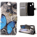 Pikkukuva 1 / 7: Plånboksfodral Huawei P20 Lite - Blå Fjäril