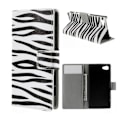 Pikkukuva 1 / 8: Plånboksfodral Sony Xperia X Performance - Zebra