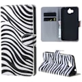 Pikkukuva 1 / 9: Plånboksfodral Huawei Y6 2017 - Zebra
