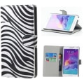 Pikkukuva 1 / 5: Plånboksfodral Samsung Galaxy Note 4 (SM-N910F) - Zebra