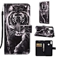 Pikkukuva 1 / 4: Plånboksfodral Huawei Y6 2019 – Tiger