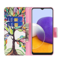 Pikkukuva 3 / 3: Lompakkokotelo Samsung Galaxy S23 FE - Värikäs Puu