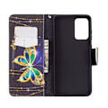 Miniatyrbild 2 av 4: Plånboksfodral Samsung Galaxy A52 / A52s – Guldfjäril