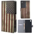 Pikkukuva 1 / 8: Plånboksfodral Sony Xperia X - Flagga USA