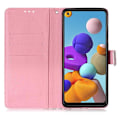 Pikkukuva 4 / 5: Lompakkokotelo Samsung Galaxy A21s - Vaaleanpunainen Kukka