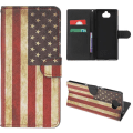 Miniatyrbild 1 av 7: Plånboksfodral Sony Xperia 10 Plus - Flagga USA
