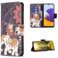 Pikkukuva 1 / 4: Lompakkokotelo Samsung Galaxy A34 - Intialainen / Elefantti