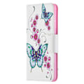 Pikkukuva 2 / 3: Lompakkokotelo Samsung Galaxy XCover 7 - Perhosia Ja Kukkia