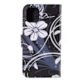 Miniatyrbild 3 av 5: Plånboksfodral Apple iPhone 11 Pro Max - Svart med Blommor