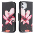 Miniatyrbild 2 av 4: Plånboksfodral Apple iPhone 12 – Rosa Blomma