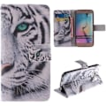 Pikkukuva 1 / 3: Plånboksfodral Samsung Galaxy S6 Edge – Vit Tiger