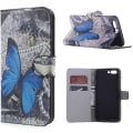 Pikkukuva 1 / 7: Plånboksfodral Oneplus 5 - Blå Fjäril