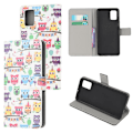 Pikkukuva 1 / 6: Lompakkokotelo Samsung Galaxy A03s - Pöllöt Juhlissa
