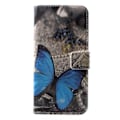 Pikkukuva 7 / 7: Plånboksfodral Huawei P20 Lite - Blå Fjäril