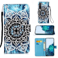 Pikkukuva 1 / 5: Lompakkokotelo Samsung Galaxy S22 Plus - Sininen Mandala