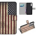 Pikkukuva 1 / 6: Plånboksfodral Samsung Galaxy A50 - Flagga USA