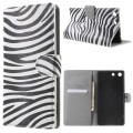 Pikkukuva 1 / 9: Plånboksfodral Sony Xperia M5 - Zebra