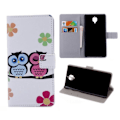 Miniatyrbild 1 av 5: Plånboksfodral OnePlus 3 - Ugglor & Blommor