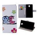 Pikkukuva 1 / 5: Plånboksfodral OnePlus 3 - Ugglor & Blommor