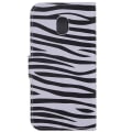 Pikkukuva 6 / 6: Plånboksfodral Samsung Galaxy J3 (2017) - Zebra