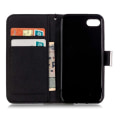 Miniatyrbild 5 av 9: Plånboksfodral Apple iPhone 8 – Döskalle / Rosor