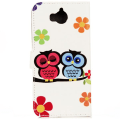 Miniatyrbild 8 av 10: Plånboksfodral Huawei Y6 2017 - Ugglor & Blommor