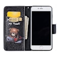 Miniatyrbild 5 av 7: Plånboksfodral Apple iPhone 8 Plus - Don’t Touch My Phone
