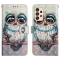 Pikkukuva 4 / 4: Plånboksfodral Samsung Galaxy A72 – Utsmyckad Uggla