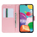 Pikkukuva 2 / 5: Lompakkokotelo Samsung Galaxy A02s - Vaaleanpunainen Kukka
