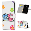 Pikkukuva 1 / 6: Plånboksfodral Samsung Galaxy J4 Plus - Ugglor & Blommor
