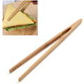 Miniatyrbild 4 av 5: #2 stycken 7 tum bambu brödtänger för toast, inläggningar, te, kakor#
