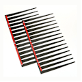 Pikkukuva 1 / 5: Auton ripset, auton ajovalon tarrat mustat auton ripset auto st#