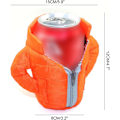 Miniatyrbild 1 av 5: #Flaskkyl (Orange) Burkkyl Isolerad Jacka för 355 ml Burkar#