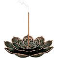 Miniatyrbillede 2 af 5: #Lotus Røgelseholder i Messing - Pinde- og Keglebrænder#