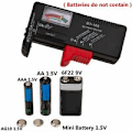 Miniatyrbild 4 av 5: Batteritest Batterispänningstestare Checker för AA/AAA/C/D/9V/1#